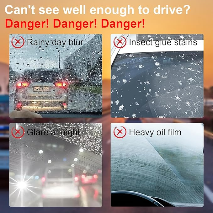 💥New on sale 2025 💞 Car windshield cleaner brush, suitable for car windows, provides clear vision.