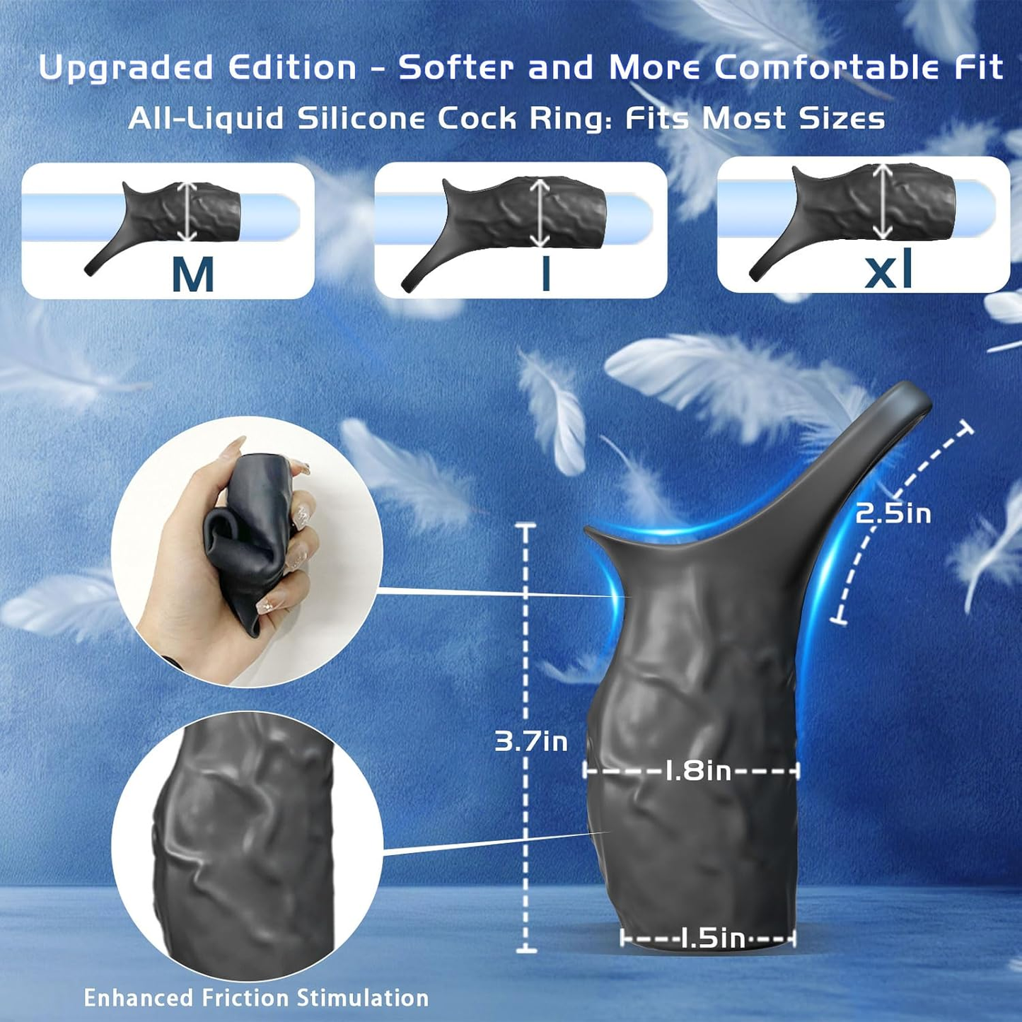 🔥🎁 2025 Couples' Supreme Series 💥 Vibrating Penis Armor Male Health Trainer – Long-lasting, Firm, and Powerful 😍