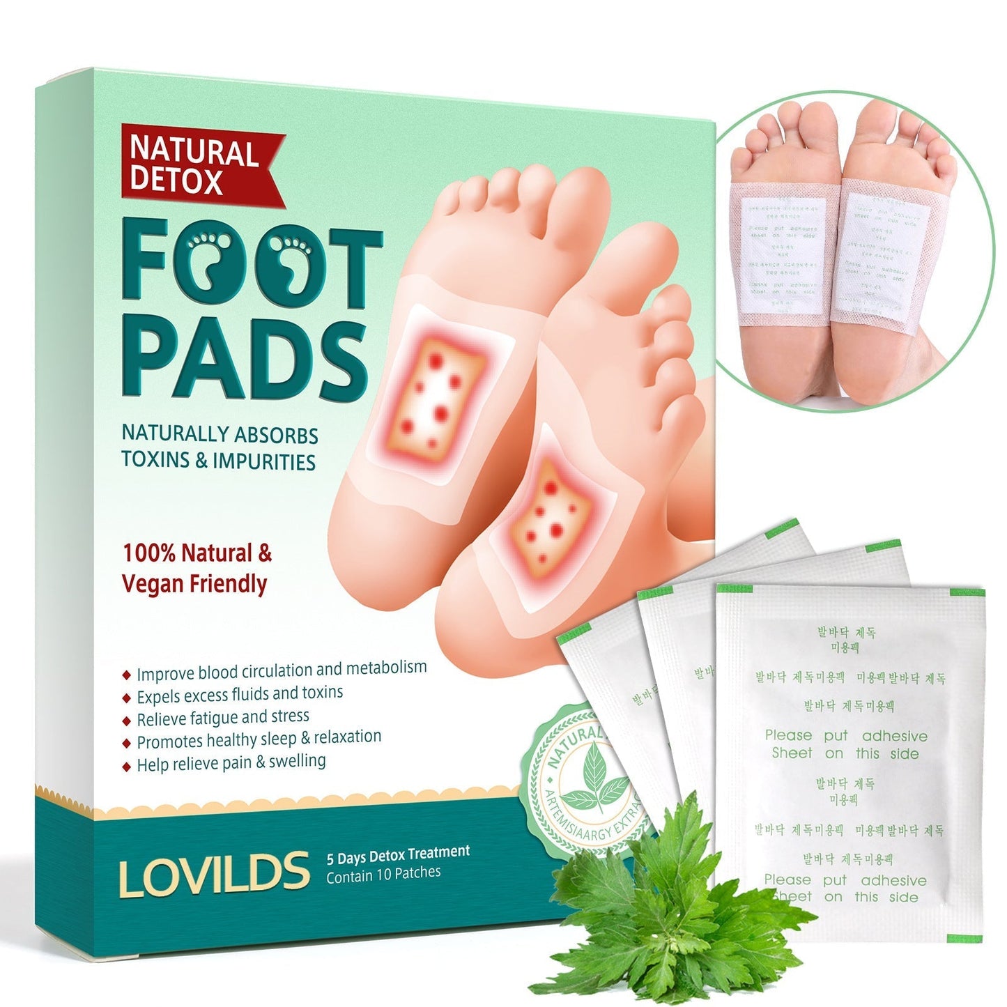 Nexisify™ Natural Detox Slimming Foot Pads(Limited time discount 🔥 last day)